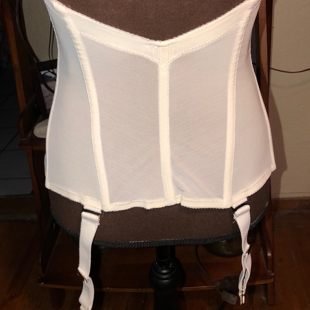 Corset Bustier w/garters SZ 34C - Picture 6 of 8